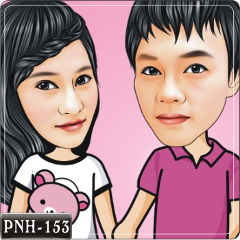 Q版雙人漫畫 PNH-153(不含小狗小熊)